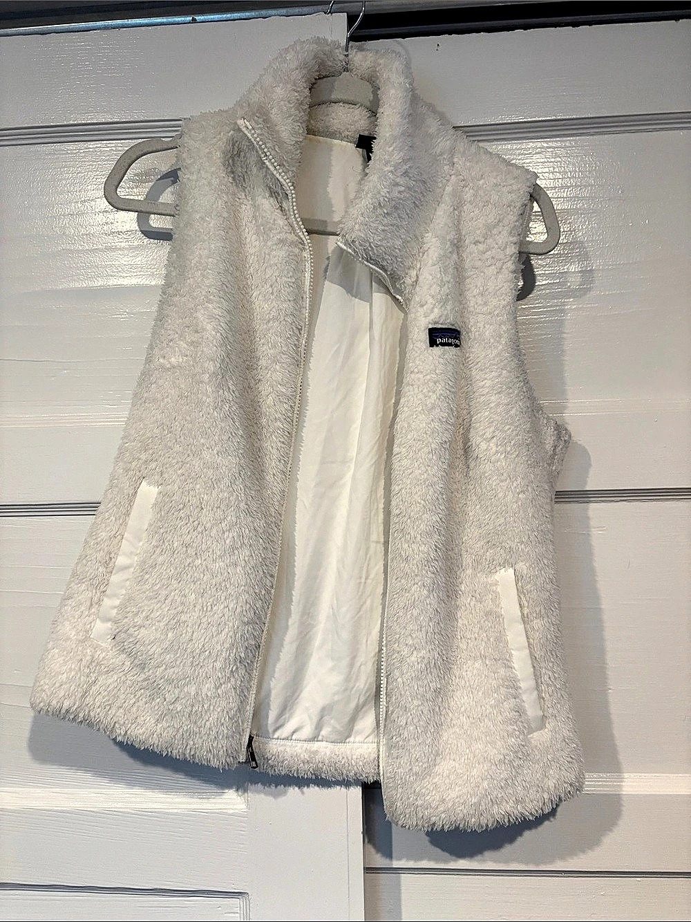 Patagonia Los Gatos Vest Women's Fleece Vest White Medium